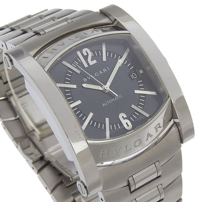 Bvlgari Ashoma Stainless Steel Silver Automatic Winding Analog Display Watch