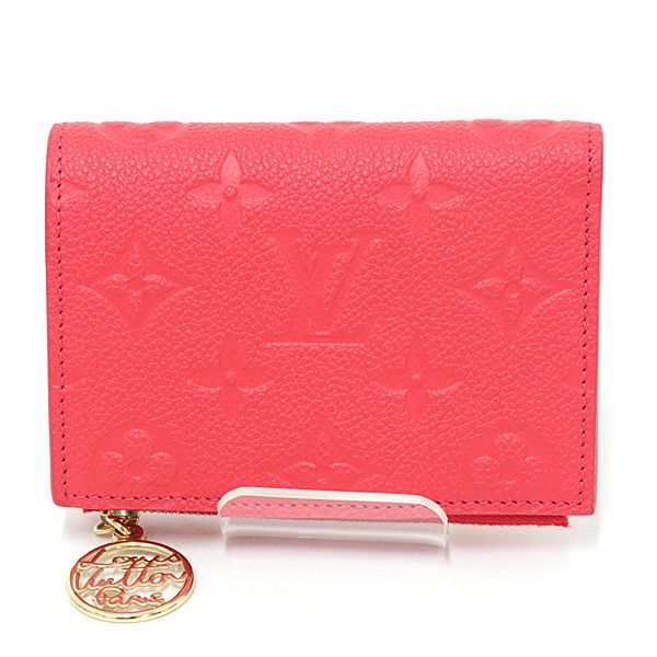 Louis Vuitton Portefeuille Lisa Monogram Empreinte Strawberry Pink Strawberry-pink