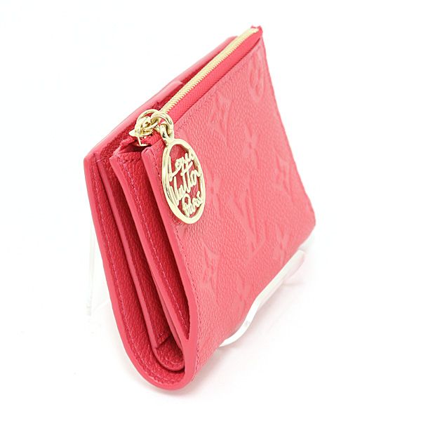 Louis Vuitton Portefeuille Lisa Monogram Empreinte Strawberry Pink Strawberry-pink