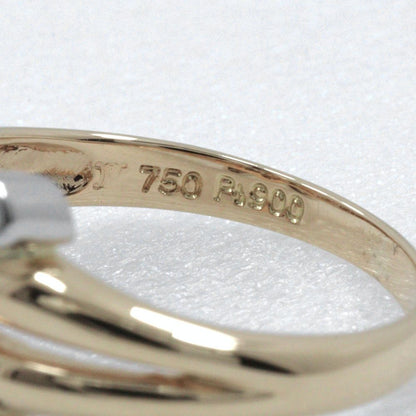 Celine Macadam 18K Yellow Gold Diamond Ring