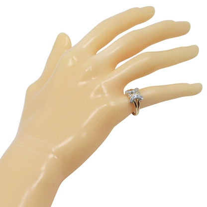 Celine Macadam 18K Yellow Gold Diamond Ring