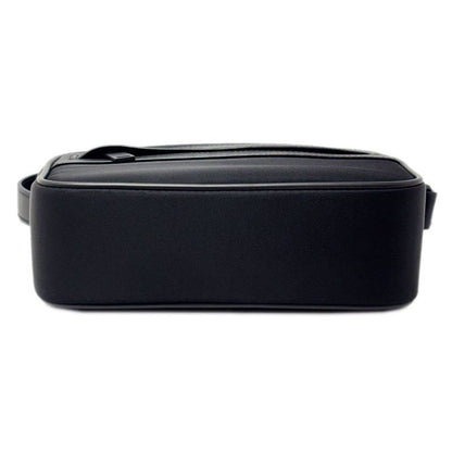 Saint Laurent Shoulder Bag Mini Camp Nylon Leather Black