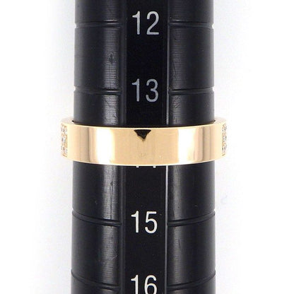 Hermes Ring Kelly Clochette MM Cadena Rock Motif Half Circle Pave