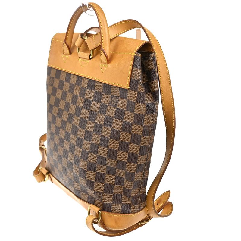 Louis Vuitton Harlequin Backpack Damier Ebene Leather