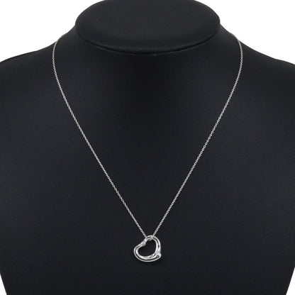 Tiffany & Co Open Heart Diamond Elsa Peretti Necklace