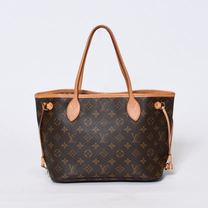 Louis Vuitton Monogram Neverfull PM Handbag Brown Vachetta Leather Gold — view 2
