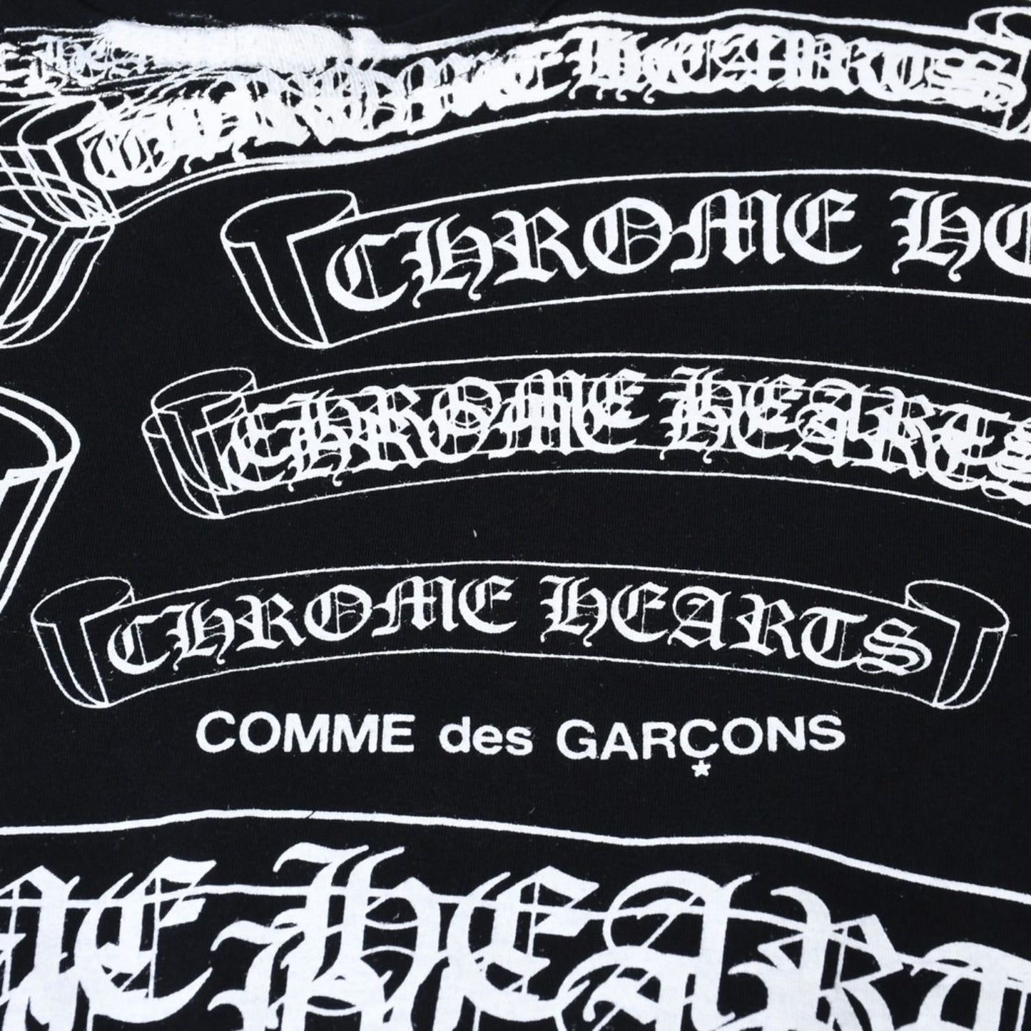 Chrome Hearts Comme Des Garcons T-Shirt Black — view 4