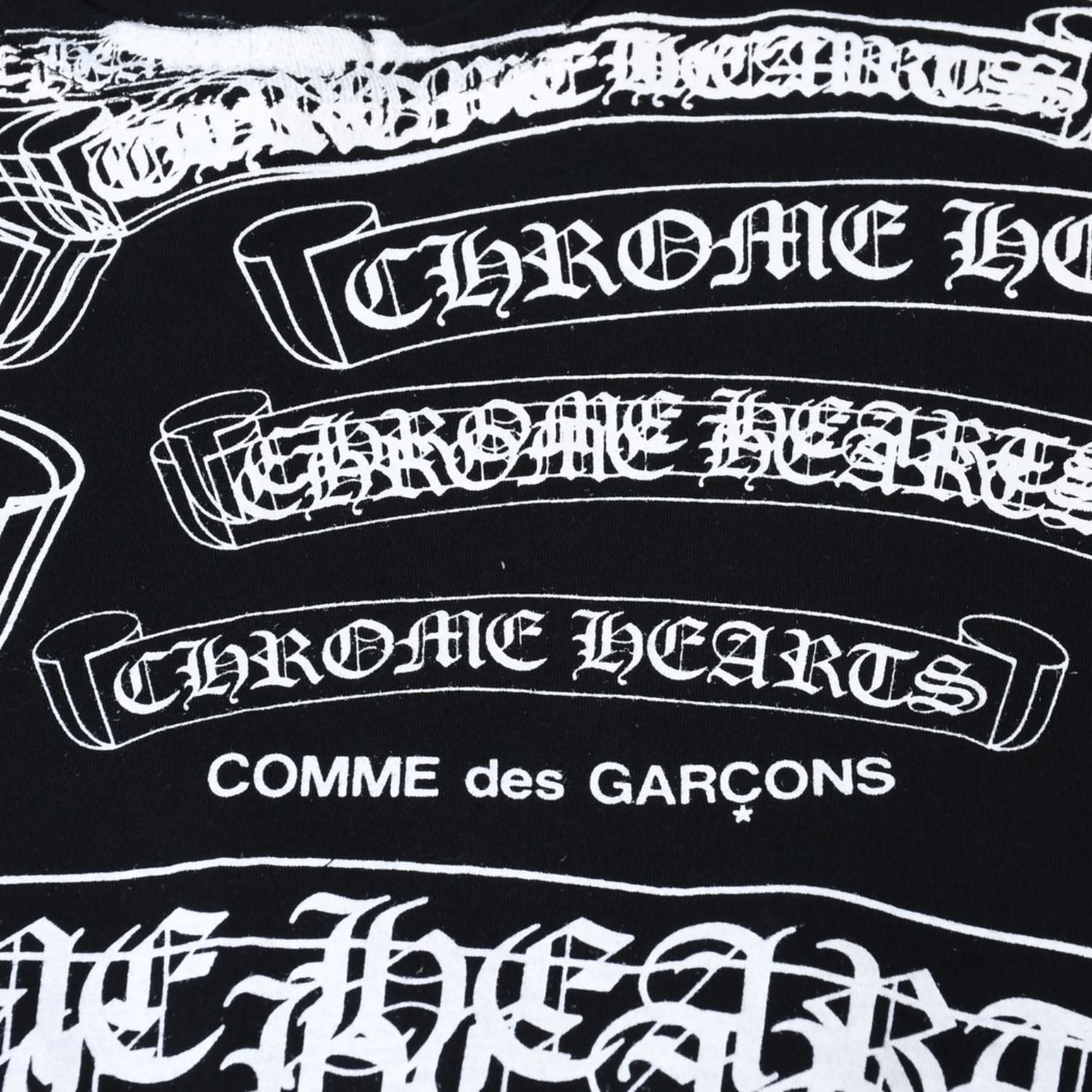 Chrome Hearts Comme Des Garcons T-Shirt Black — view 4