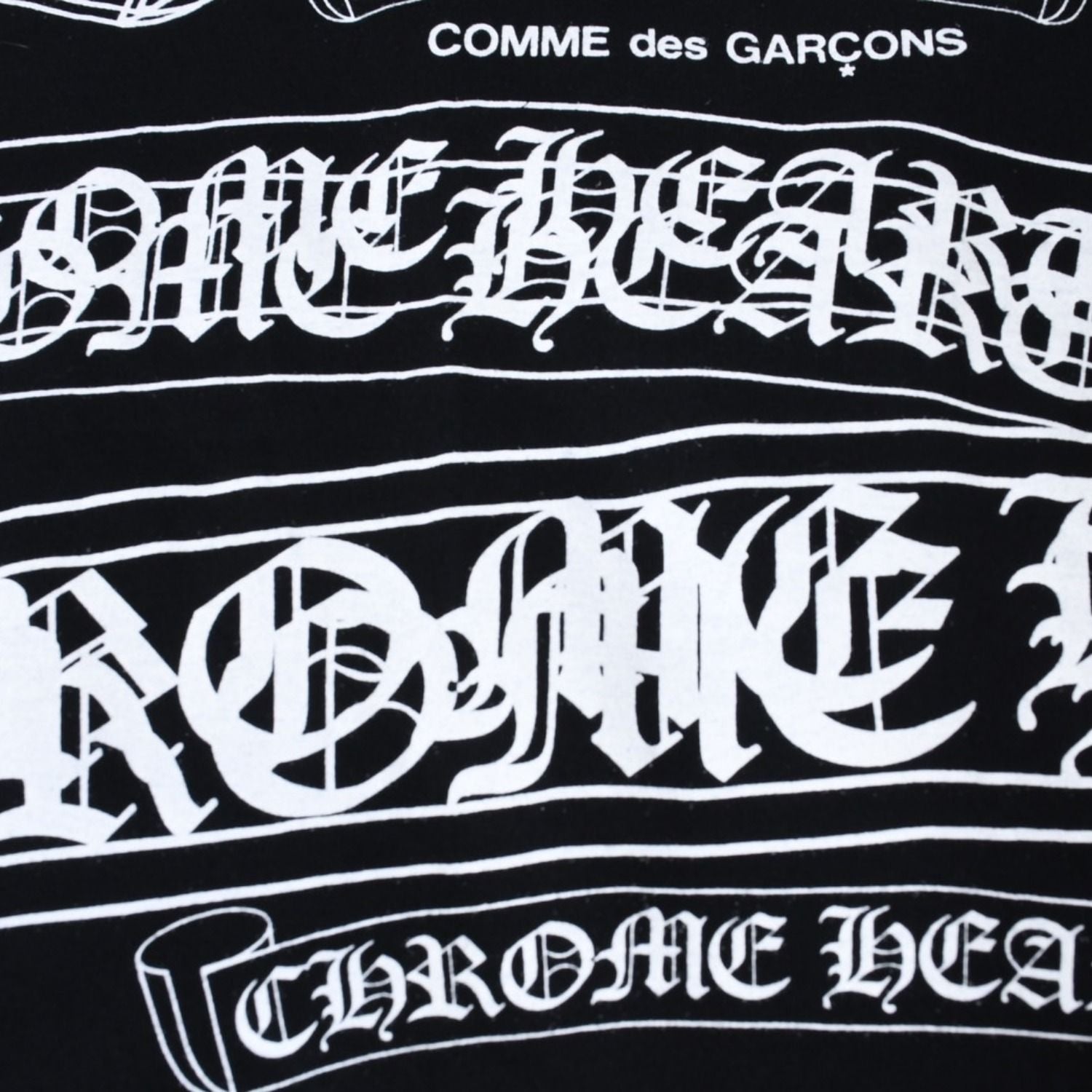 Chrome Hearts Comme Des Garcons T-Shirt Black — view 5