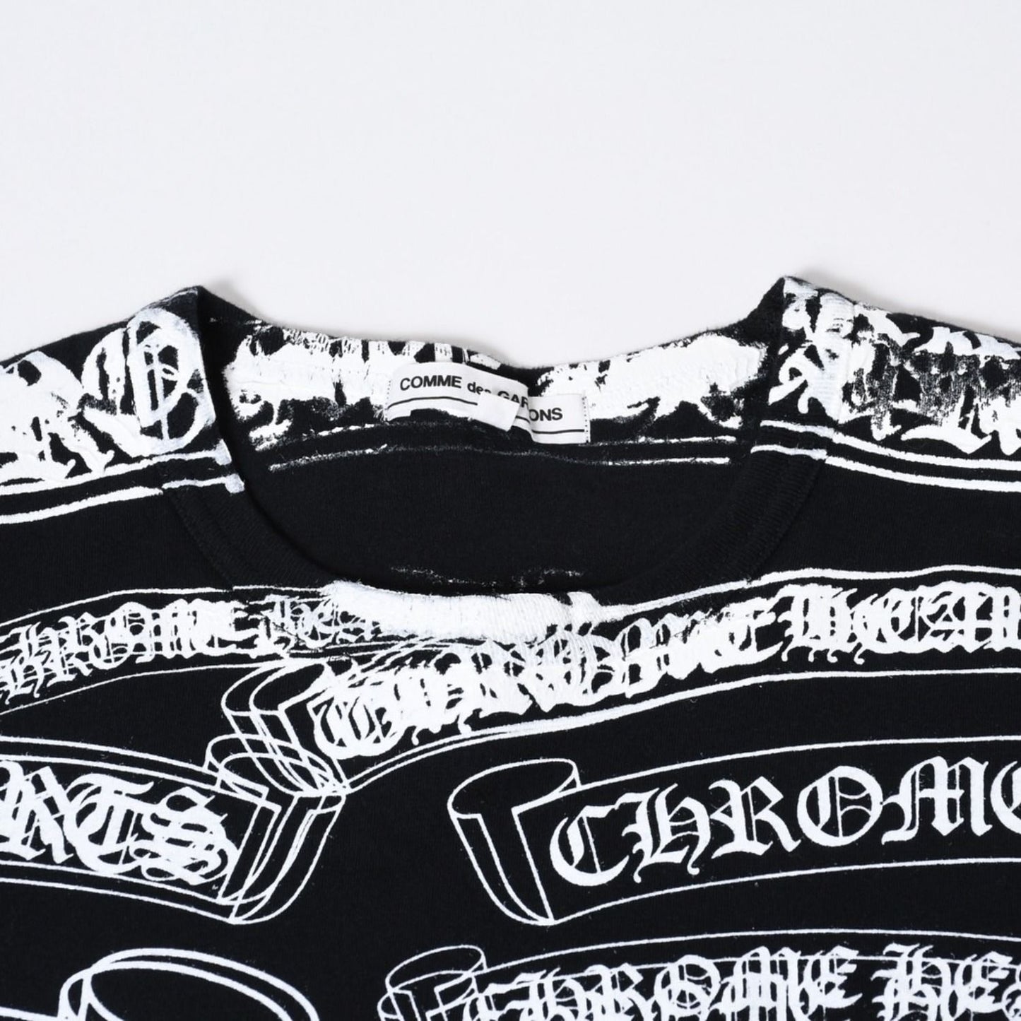 Chrome Hearts Comme Des Garcons T-Shirt Black — view 3