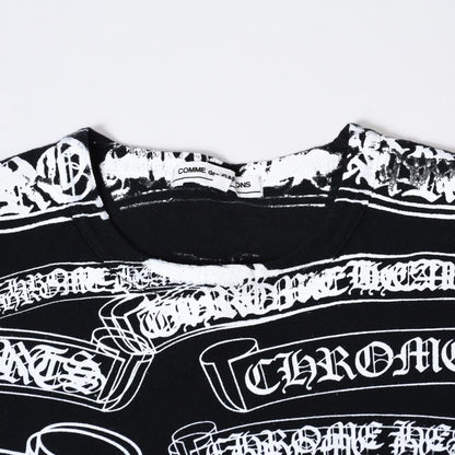 Chrome Hearts Comme Des Garcons T-Shirt Black — view 3