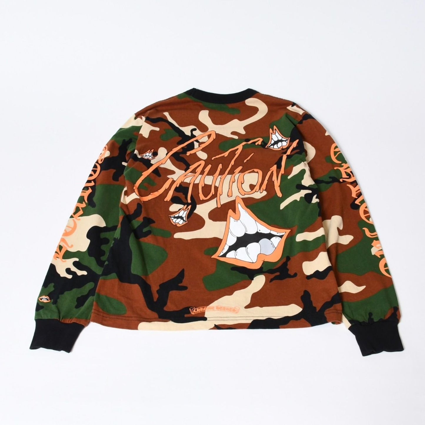 Chrome Hearts Matty Boy Camo Pattern Graphic Crew Neck Long Sleeve T-Shirt S — view 2