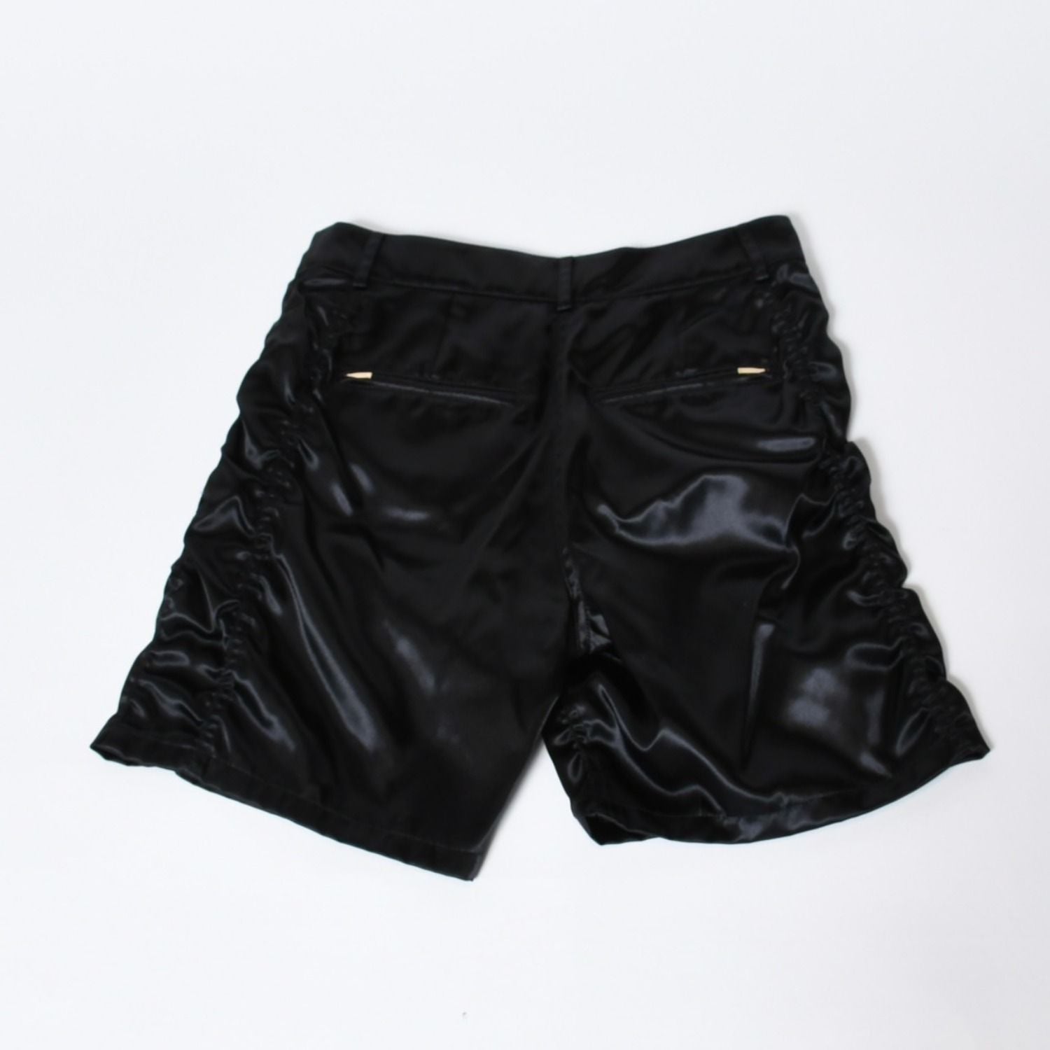 Chanel Shorts No 5 Button CC Logo Black Gathered 36 — view 2