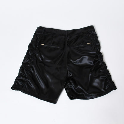 Chanel Shorts No 5 Button CC Logo Black Gathered 36 — view 2