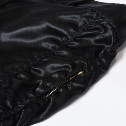 Chanel Shorts No 5 Button CC Logo Black Gathered 36 — view 5