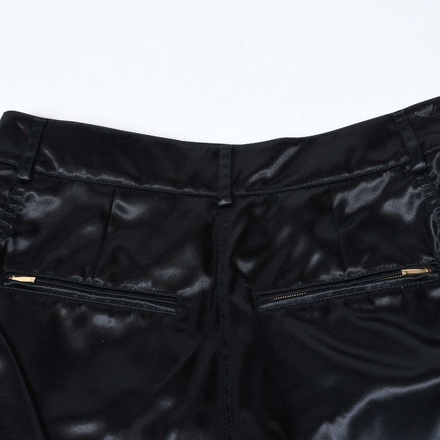 Chanel Shorts No 5 Button CC Logo Black Gathered 36 — view 8