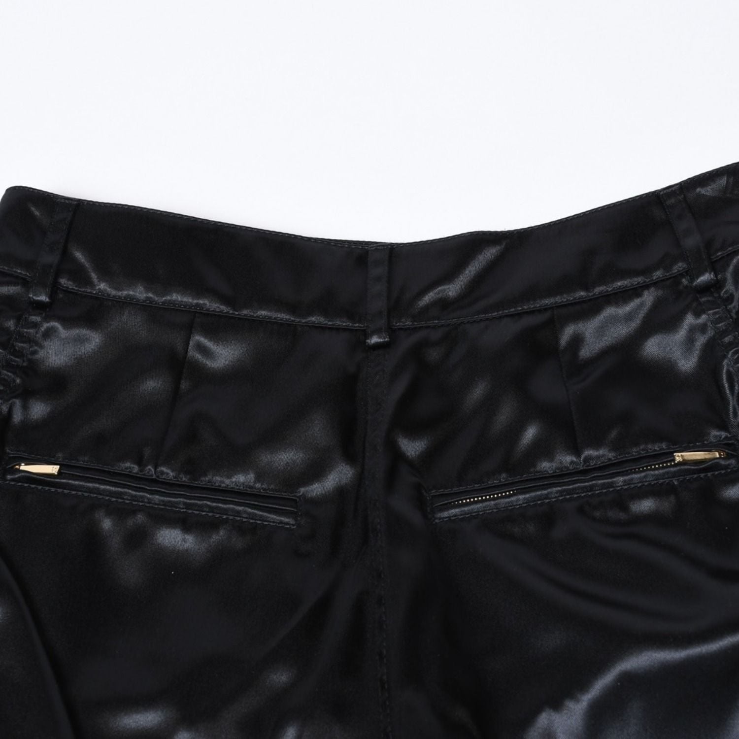 Chanel Shorts No 5 Button CC Logo Black Gathered 36 — view 8