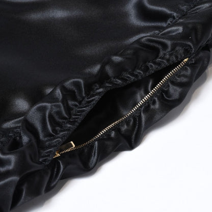 Chanel Shorts No 5 Button CC Logo Black Gathered 36 — view 6