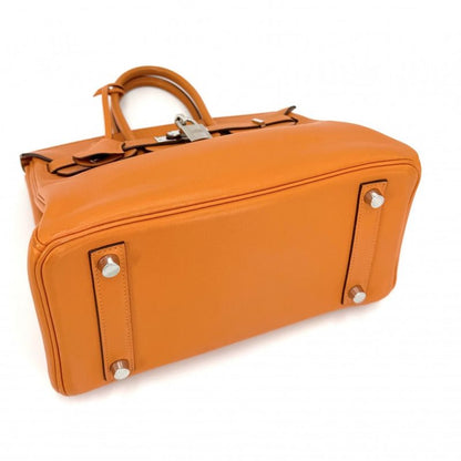 Hermes Handbag Birkin 25 Inner Stitch Swift Orange