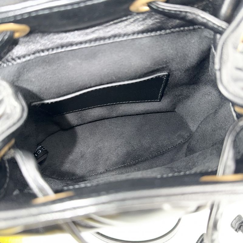 Gucci GG Marmont Quilted Backpack Leather Black