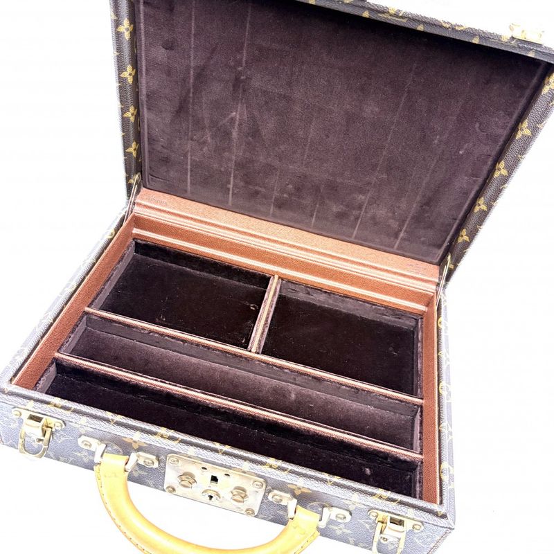 Louis Vuitton Trunk Boite Visual Attache Case Luggage Tag