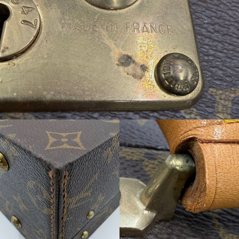 Louis Vuitton Trunk Boite Visual Attache Case Luggage Tag