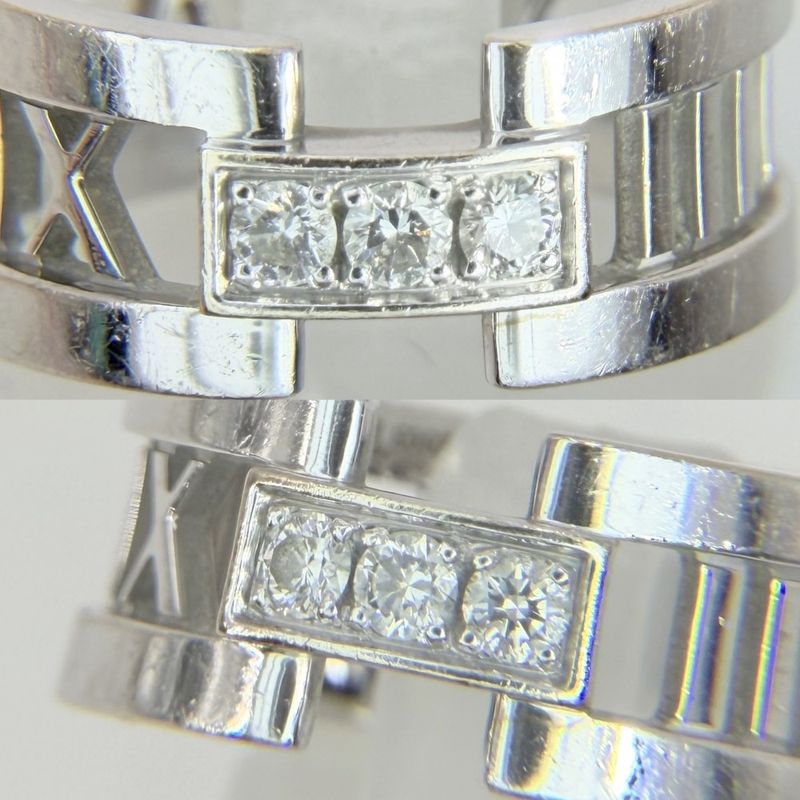 Tiffany & Co Ring Atlas Open 18K WG