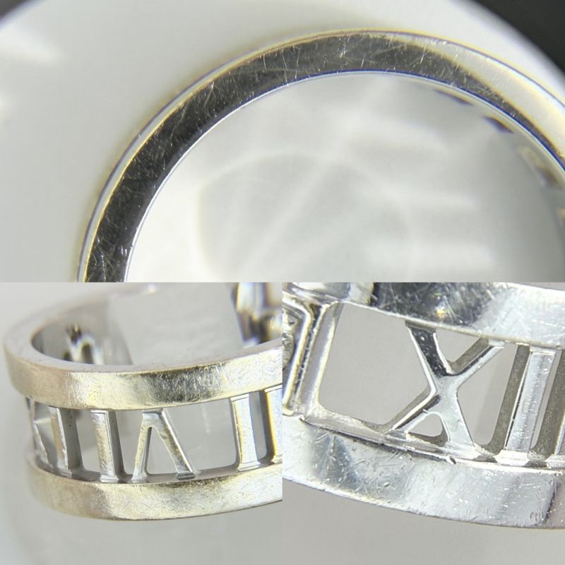 Tiffany & Co Ring Atlas Open 18K WG