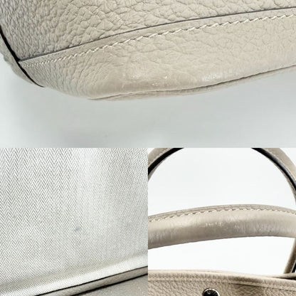 Hermes Handbag Garden Party PM Tote Leather Beige