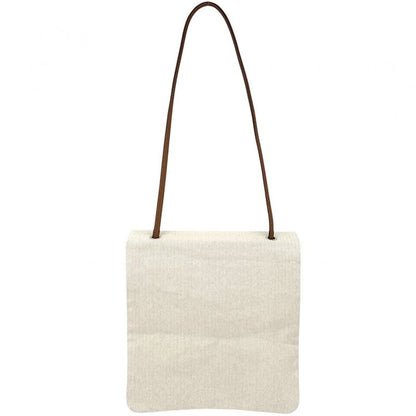 Hermes to Tote Su Ali Nu MM Handbag Shoulder Toile Beige Brown
