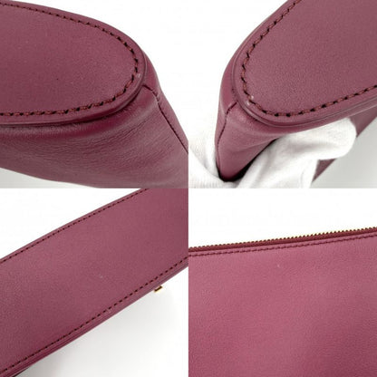 Loewe Clutch Oblong Pouch Second Ply Crimson Bordeaux
