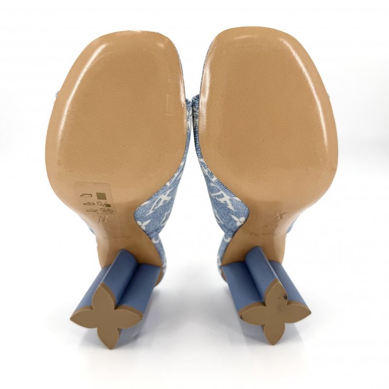 Louis Vuitton Sandals Monogram Denim