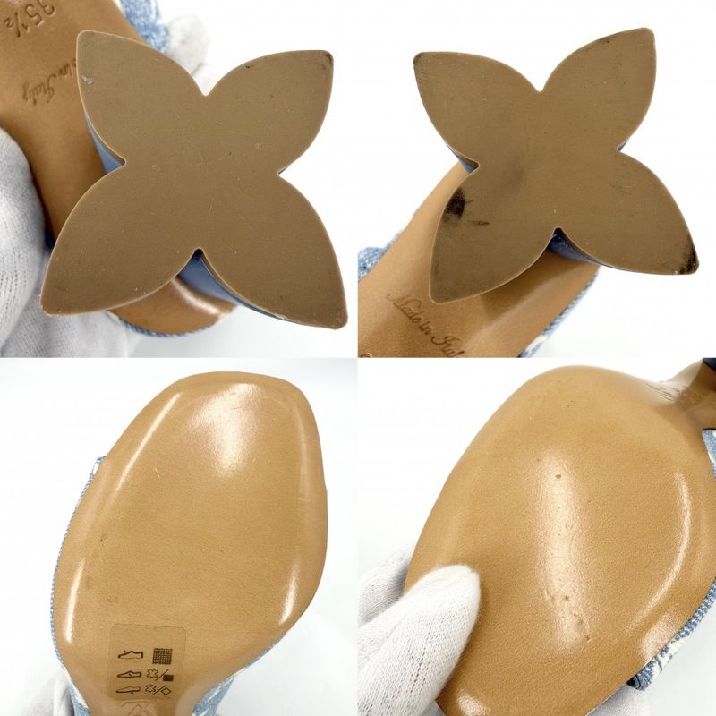 Louis Vuitton Sandals Monogram Denim