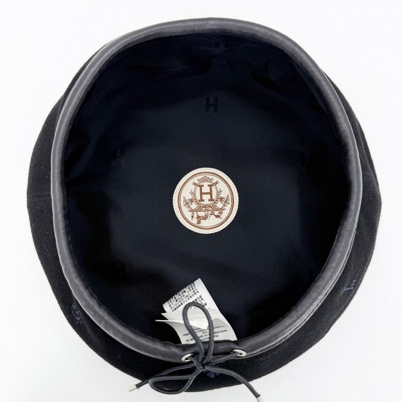 Hermes Beret Saint Honore Charm Hat 57