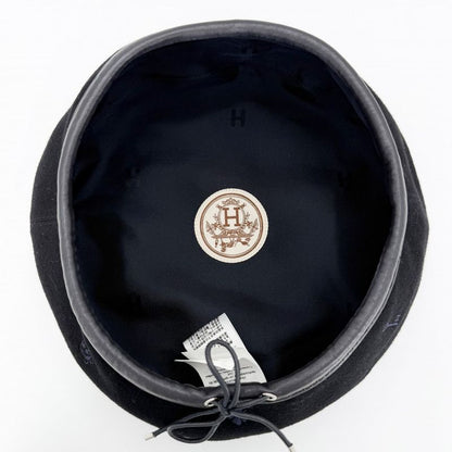 Hermes Beret Saint Honore Charm Hat 57