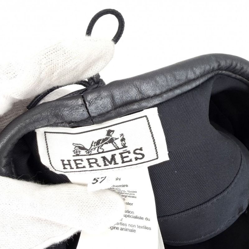 Hermes Beret Saint Honore Charm Hat 57