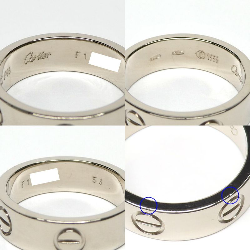 Cartier Love Ring 18K White Gold 53