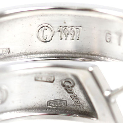 Cartier 18K White Gold Love Earrings