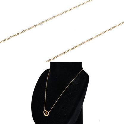 Tiffany & Co 18K Pink Gold Atlas Closed Necklace
