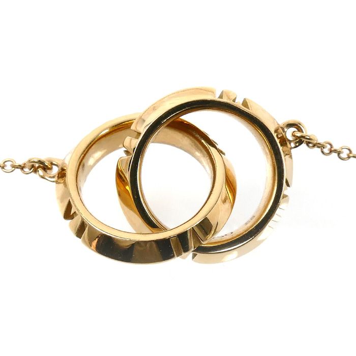 Tiffany & Co 18K Pink Gold Atlas Closed Necklace