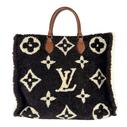 Louis Vuitton Handbag Monogram Teddy on the Go GM Brown Beige
