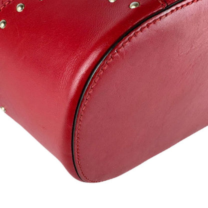 Gucci Shoulder Bag Leather Red