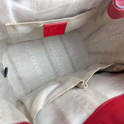 Gucci Shoulder Bag Leather Red