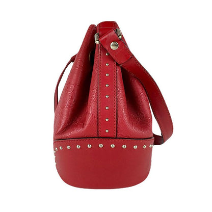 Gucci Shoulder Bag Leather Red