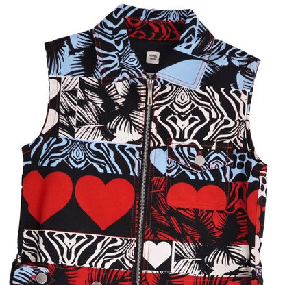 Hermes Dress Wild Print Denim Condition Description