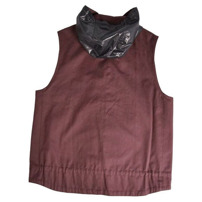 Hermes Vest Gilet with Hood Reversible Cotton