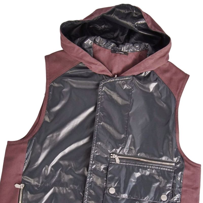 Hermes Vest Gilet with Hood Reversible Cotton
