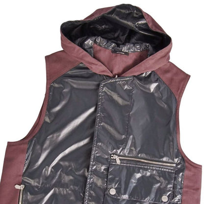 Hermes Vest Gilet with Hood Reversible Cotton
