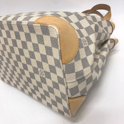 Louis Vuitton Tote Hampstead PM Damier Azur Canvas White