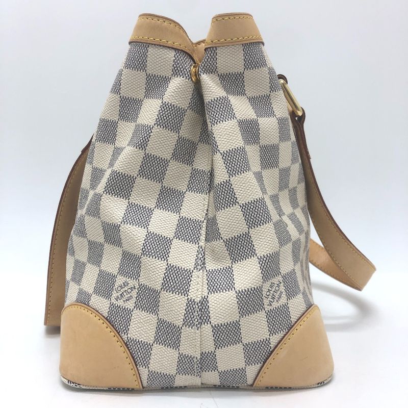 Louis Vuitton Tote Hampstead PM Damier Azur Canvas White